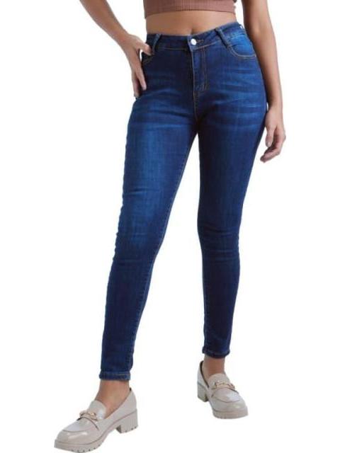 JEANS SUPERSKINNY CINTURA ALTA AZUL INDIGO ATMOSPHERE DNM