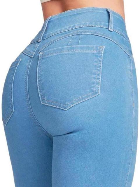 JEANS PUSH UP CINTURA REGULAR GRIS SEVEN JEANS