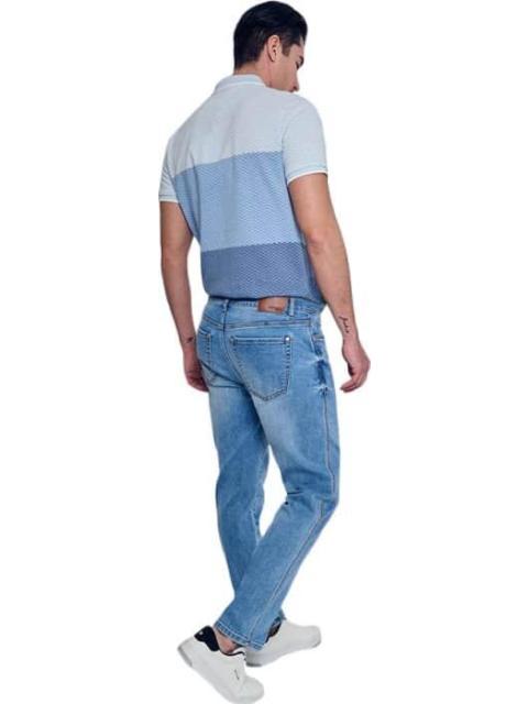JEANS TAPERED GRIS NEXT CO