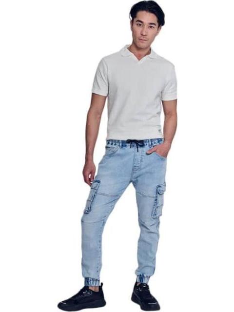 JOGGER CARGO BLEACH HARD SODA