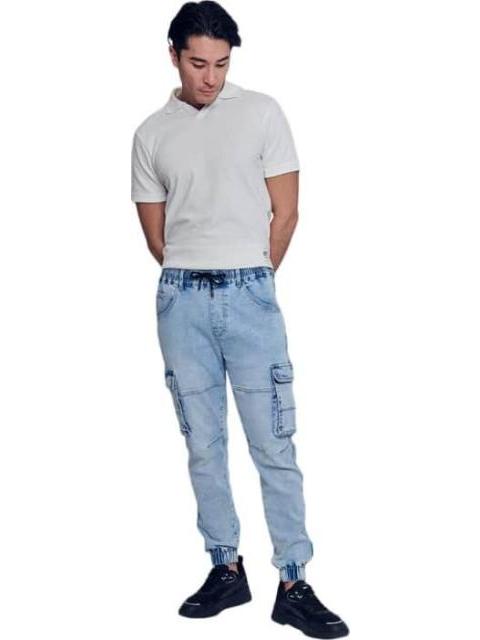 JOGGER CARGO BLEACH HARD SODA