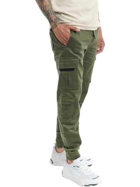 JOGGER CARGO VERDE OLIVO HARD SODA