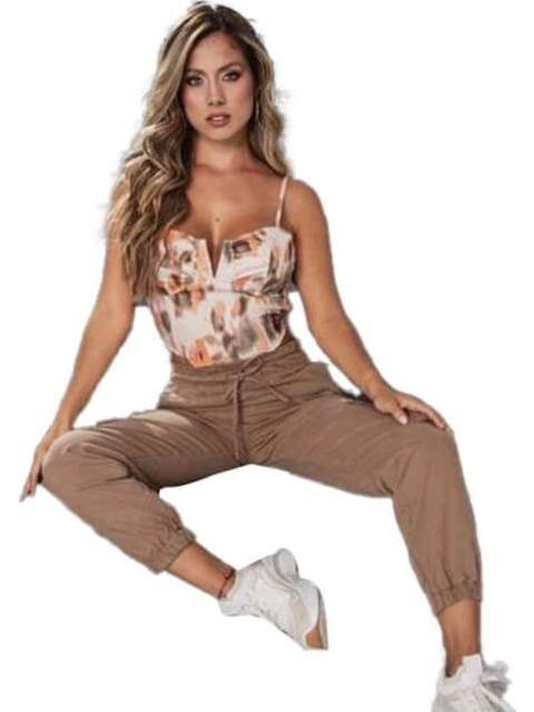 JOGGER CINTURA ALTA CAFE FERGINO