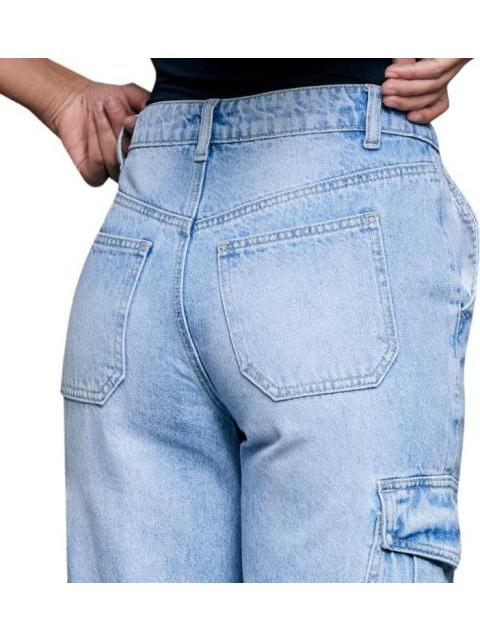 JOGGER CINTURA ALTA GRIS ATMOSPHERE DNM