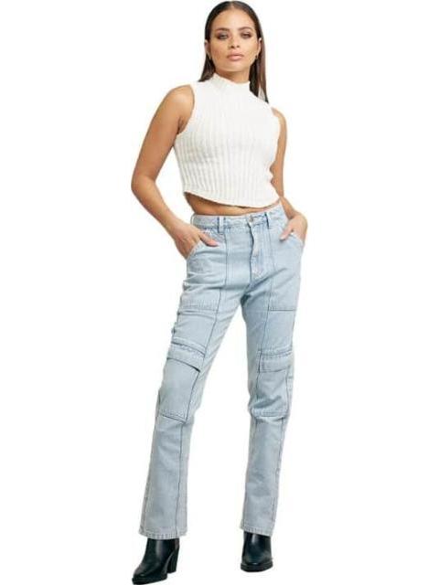 JOGGER CINTURA SUPERALTA BLEACH ATMOSPHERE DNM