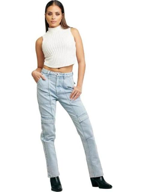 JOGGER CINTURA SUPERALTA BLEACH ATMOSPHERE DNM