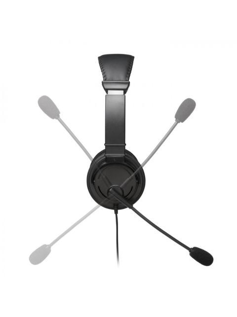 KENSINGTON AUDIFONOS CON MICROFONO K97601WW ALAMBRICO 1.8 METROS NEGRO