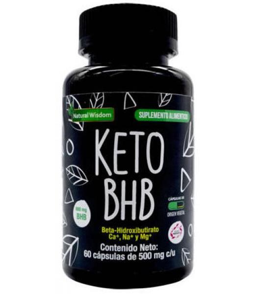 KETO BHB 500 MG 60 CAP NATURAL WISDOM
