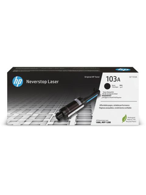 KIT DE RECARGA DE TONER HP NEVERSTOP LASER 103A NEGRO ORIGINAL 2500 PAGINAS