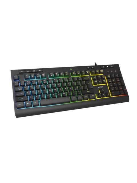 KIT DE TECLADO Y MOUSE ACTECK CREATOR AUREAN PRO MK477G ALAMBRICO USB NEGRO