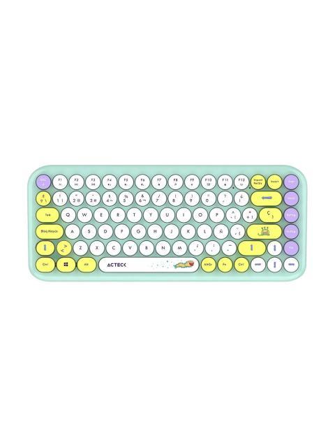 KIT DE TECLADO Y MOUSE ACTECK CREATOR CHIC K- COLORS MK480 INALAMBRICO RF INALAMBRICO MULTICOLOR ESPANOL