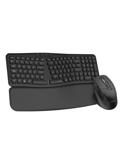 KIT DE TECLADO Y MOUSE ACTECK CREATOR ULTRA CONFORT MK650 INALAMBRICO USB NEGRO (ESPANOL)