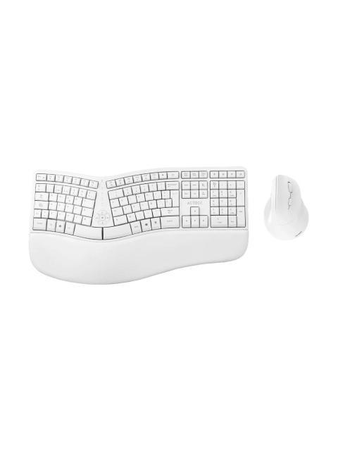 KIT DE TECLADO Y MOUSE ACTECK CREATOR VIRTUOS FITT MK770 INALAMBRICO RF INALAMBRICO BLANCO (ESPANOL)