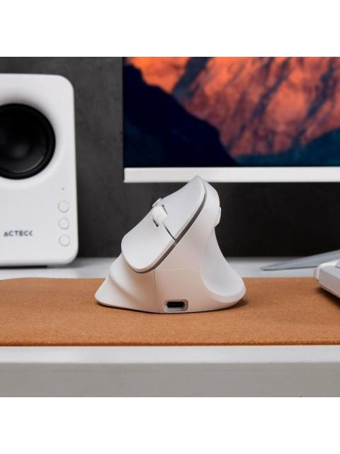 KIT DE TECLADO Y MOUSE ACTECK CREATOR VIRTUOS FITT MK770 INALAMBRICO RF INALAMBRICO BLANCO (ESPANOL)
