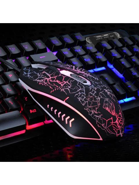 KIT DE TECLADO Y MOUSE BROBOTIX 458977 ALAMBRICO USB NEGRO