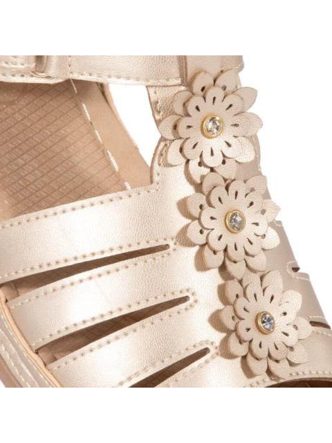 KIT SANDALIA CONFORT CON FLORES MULTICOLOR SHOSH