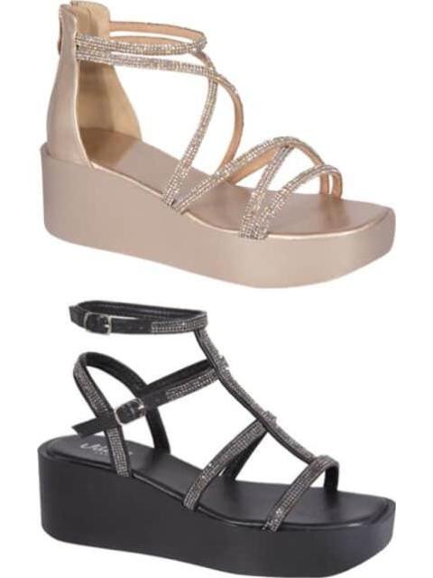 KIT SANDALIA PLANA ALTURA MEDIA BRILLO MULTICOLOR VI LINE FASHION