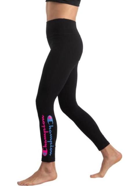 LEGGINGS AUTHENTIC 7 8 TIGHT GRAPHIC NEGRO CHAMPION