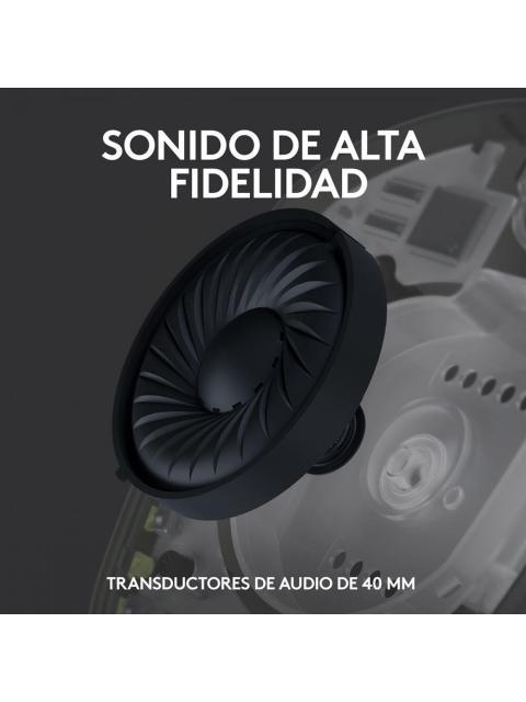 LOGITECH AUDIFONOS GAMER G435 PARA PC-PS4-PS5 INALAMBRICO USB-A NEGRO