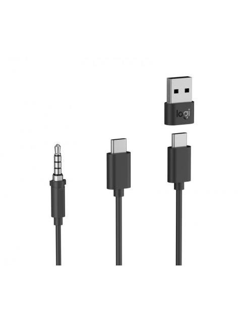 LOGITECH AUDIFONOS INTRAURICULARES CON MICROFONO ZONE WIRED EARBUDS TEAMS VERSION ALAMBRICOS 1.45 METROS USB-A-USB-C-3.5MM GRAFITO