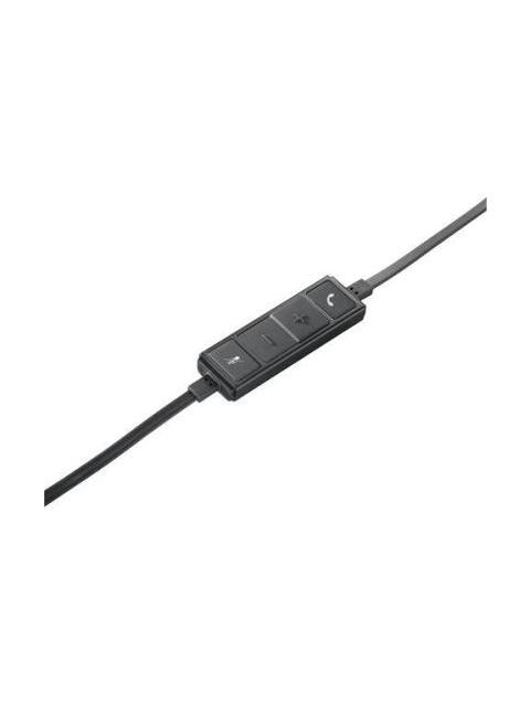 LOGITECH H650E AUDIFONOS CON MICROFONO ALAMBRICO USB COLOR NEGRO