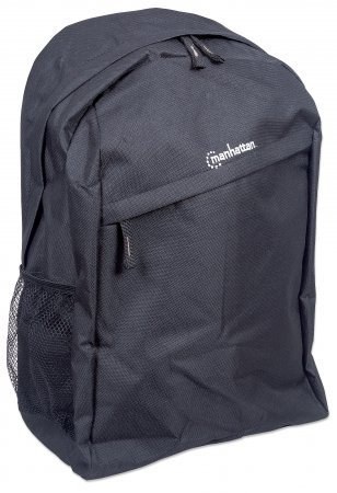 MANHATTAN MOCHILA KNAPPACK DE PVC-POLIESTER PARA LAPTOP 15.6 NEGRO