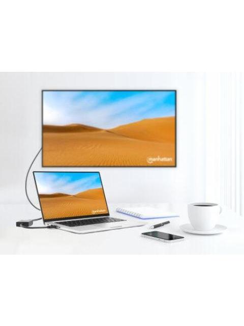 MANHATTAN ADAPTADOR USB 3.0 MACHO - HDMI HEMBRA NEGRO