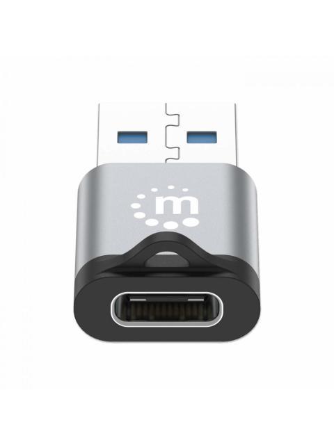 MANHATTAN ADAPTADOR USB 3.0 MACHO - USB C HEMBRA GRIS