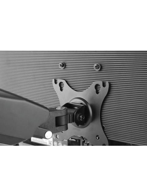 MANHATTAN BRAZO DE ESCRITORIO PARA 2 MONITORES 13-27 MAX 9KGS NEGRO