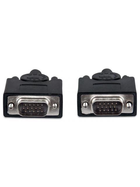 MANHATTAN CABLE PARA MONITOR SVGA 8MM VGA (D-SUB) MACHO - VGA (D-SUB) MACHO 20 METROS NEGRO