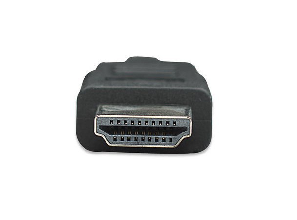 MANHATTAN CABLE HDMI DE ALTA VELOCIDAD CON CANAL ETHERNET HDMI MACHO - HDMI MACHO 4K 30HZ 5 METROS NEGRO
