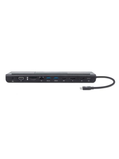 DOCKING STATION MANHATTAN USB-C A 11PTO 3 MONITORES C-MST 100W 153478
