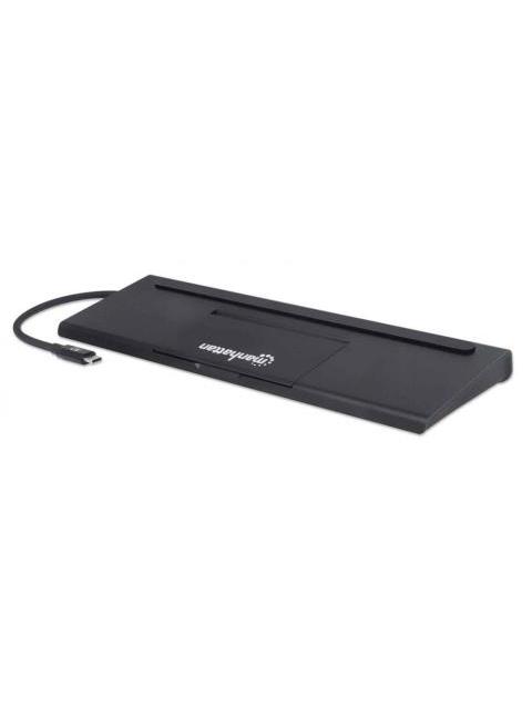 DOCKING STATION MANHATTAN USB-C A 11PTO 3 MONITORES C-MST 100W 153478