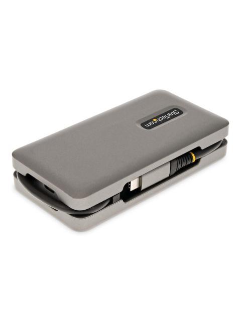 MANHATTAN DOCKING STATION DKT31CVHPD3 USB C HDMI VGA RJ-45 PLATA