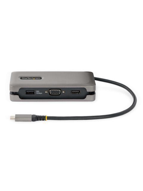 MANHATTAN DOCKING STATION DKT31CVHPD3 USB C HDMI VGA RJ-45 PLATA