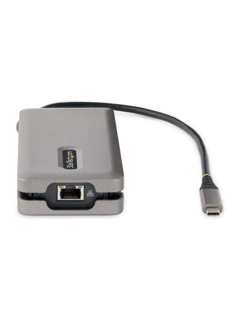 MANHATTAN DOCKING STATION DKT31CVHPD3 USB C HDMI VGA RJ-45 PLATA