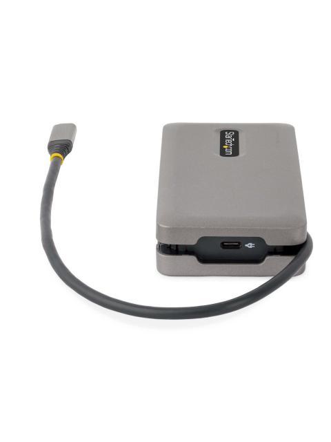 MANHATTAN DOCKING STATION DKT31CVHPD3 USB C HDMI VGA RJ-45 PLATA