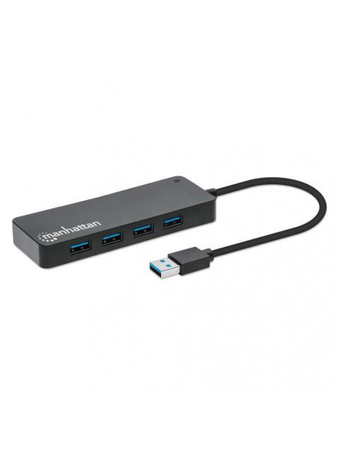 MANHATTAN HUB USB 3.0 MACHO - 7X USB 3.0 HEMBRA 5000 MBIT-S NEGRO