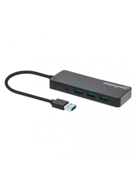 MANHATTAN HUB USB 3.0 MACHO - 7X USB 3.0 HEMBRA 5000 MBIT-S NEGRO