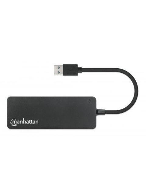 MANHATTAN HUB USB 3.0 MACHO - 7X USB 3.0 HEMBRA 5000 MBIT-S NEGRO