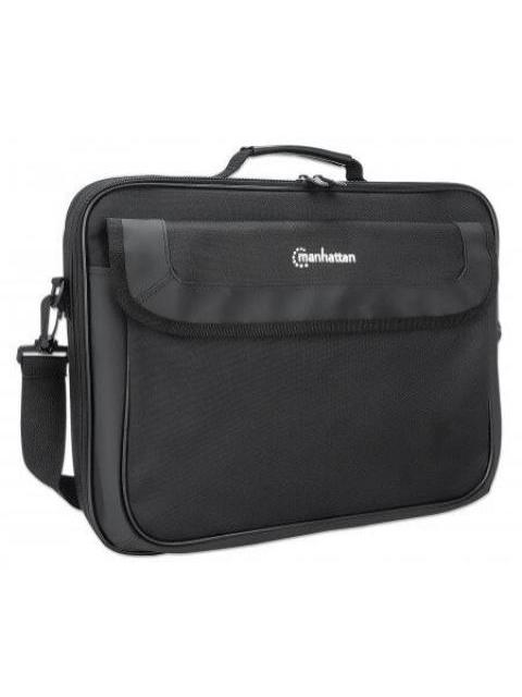 MANHATTAN MALETIN DE POLIESTER CAMBRIDGE CLAMSHELL PARA LAPTOP 15.6 NEGRO