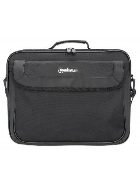 MANHATTAN MALETIN DE POLIESTER CAMBRIDGE CLAMSHELL PARA LAPTOP 15.6 NEGRO