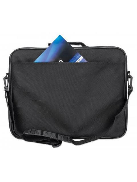MANHATTAN MALETIN DE POLIESTER CAMBRIDGE CLAMSHELL PARA LAPTOP 15.6 NEGRO