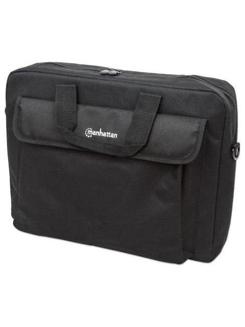 MANHATTAN MALETIN DE POLIESTER LONDON 15.4 NEGRO