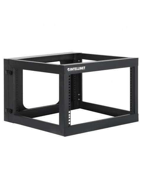 MANHATTAN RACK ABIERTO 19 PARA MONTAJE EN PARED HASTA 40KG 6U NEGRO