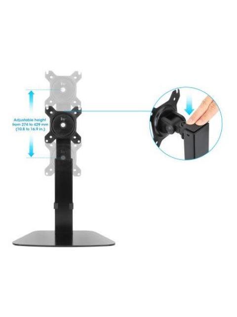 MANHATTAN SOPORTE DE ESCRITORIO PARA MONITOR 15 - 32 MAX. 8KG NEGRO