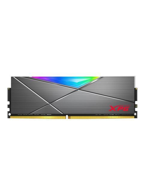 MEMORIA RAM ADATA SPECTRIX D50 8 GB DDR4 3200 MHZ UDIMM CON ILUMINACION RGB. DISIPADOR TUNGSTEN GREY