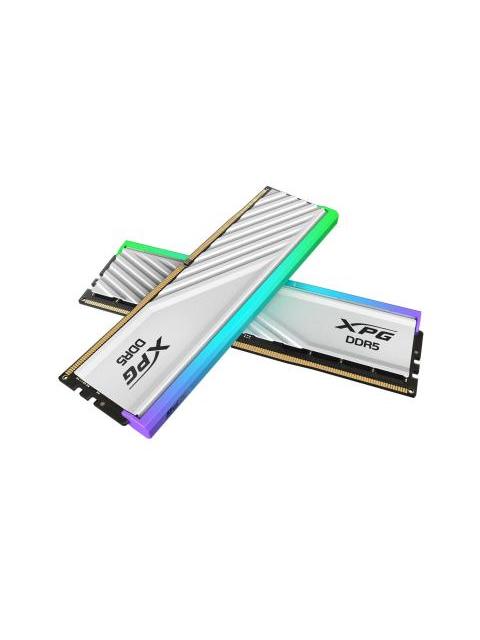 MEMORIA RAM ADATA XPG LANCER BLADE RGB DDR5 KIT 2X24GB UDIMM 6000MT-S. DISIPADOR ALUMINIO BLANCO. AX5U6000C3024GDTLABRWH