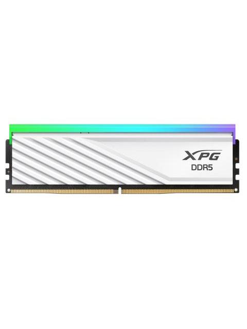 MEMORIA RAM ADATA XPG LANCER BLADE RGB DDR5 KIT 2X24GB UDIMM 6000MT-S. DISIPADOR ALUMINIO BLANCO. AX5U6000C3024GDTLABRWH