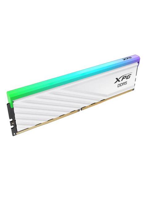 MEMORIA RAM ADATA XPG LANCER BLADE RGB DDR5 KIT 2X24GB UDIMM 6000MT-S. DISIPADOR ALUMINIO BLANCO. AX5U6000C3024GDTLABRWH